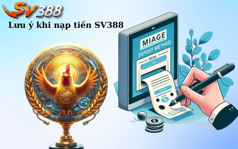 Những lưu ý cần nhớ khi thực hiện nạp tiền sv388 